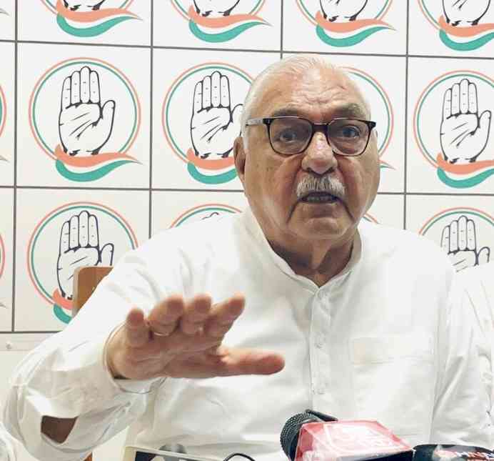 महंगाई की मार और बिजली-पानी की किल्लत से पूरे हरियाणा में मचा हाहाकार: पूर्व सीएम हुड्डा 