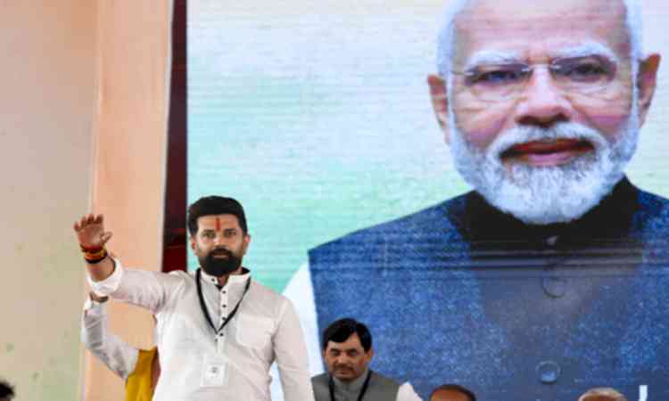 Bihar: Chirag Paswan praises PM Modi on completing 12 years in office