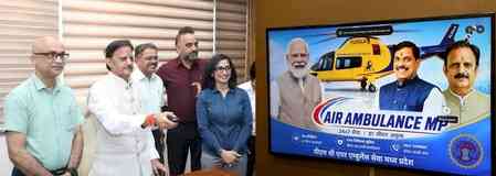 MP govt launches air ambulance app to reduce critical care delays
