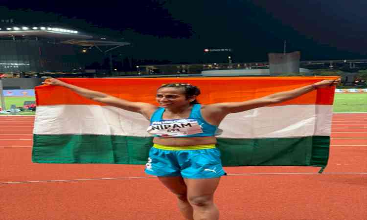 U20 Asian Athletics: Sprinter Nipam makes memorable debut, wins 100m bronze in Hong Kong