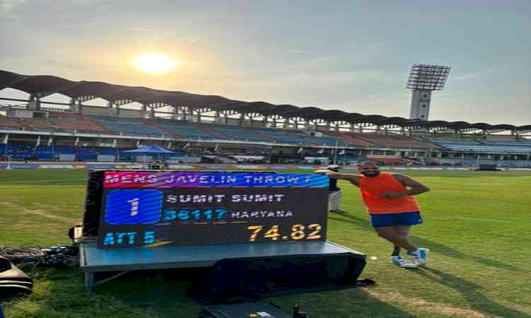 Sumit Antil, the star, as India dominate Indian Open Para Athletics 