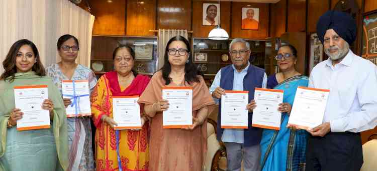 Panjab University VC Releases Centennial Issue of Indian Journal of Psychology  Tags: