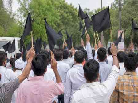 Nine RLP workers detained after black flags shown to Rajasthan BJP chief