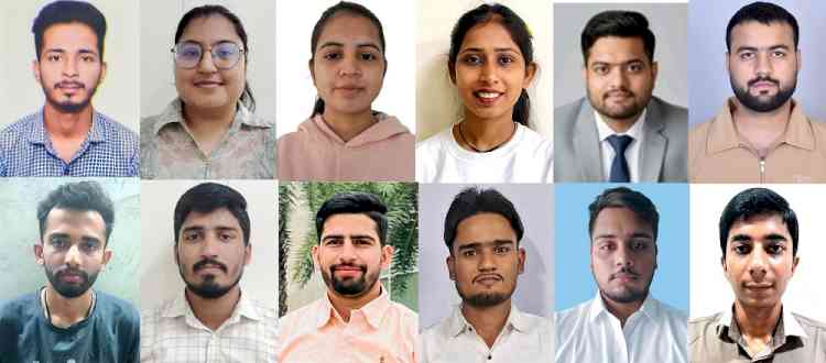 ऑन-कैंपस प्लेसमेंट ड्राइव में जीजेयू के 12 विद्यार्थी चयनित