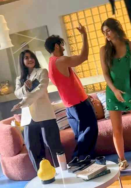 Shahid Kapoor asks 'Who loves a softy' in a fun BTS video with Kriti Sanon & Rashmika Mandanna 
