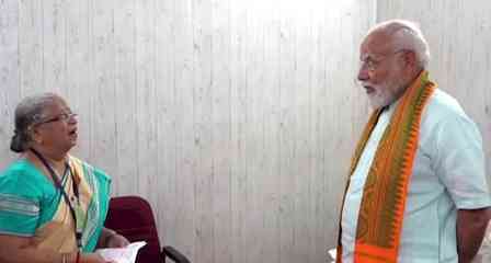PM Modi hails TN teacher Girija Amma’s patriotic initiative in ‘Mann Ki Baat’