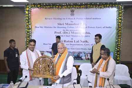 India targets 100 GW nuclear power by 2047; Tripura to get Rs 1,200-crore urban projects