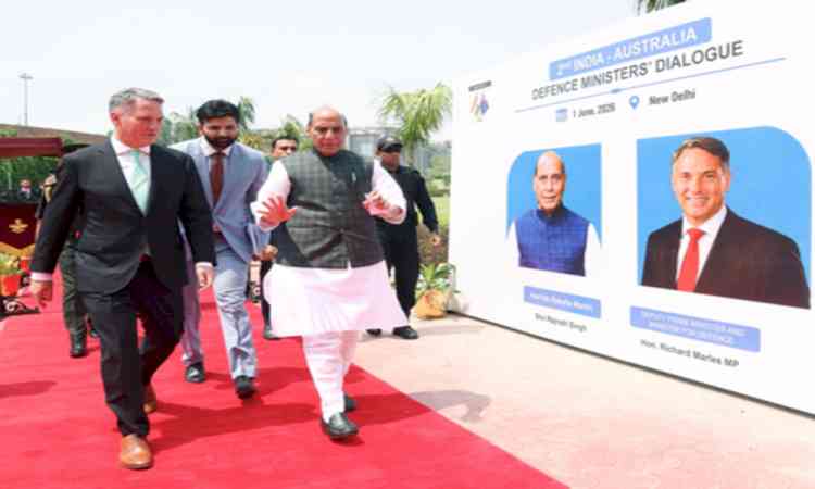 Rajnath Singh, Australian counterpart Marles discuss ways to enhance defence cooperation