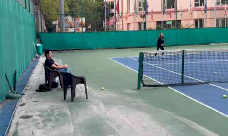 Gautam Gambhir enjoys 'match without coaching the player' as daughter Aazeen plays tennis