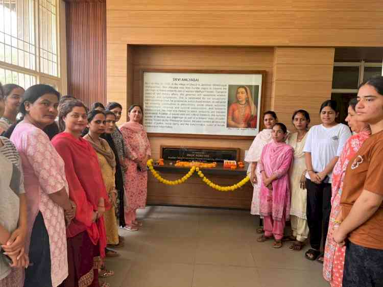 Devi Ahilyabai Holkar Jayanti Celebrated at Panjab University Girls Hostel