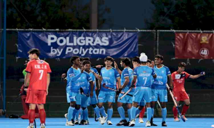 India register dominant 4-1 win over Korea in Men's U-18 Asia Cup