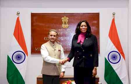 MoS Singh discusses strategic partnership with South African minister
