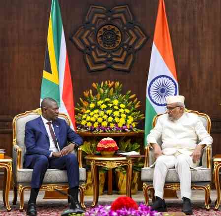 VP Radhakrishnan, South African counterpart hold talks on advancing priorities of Global South