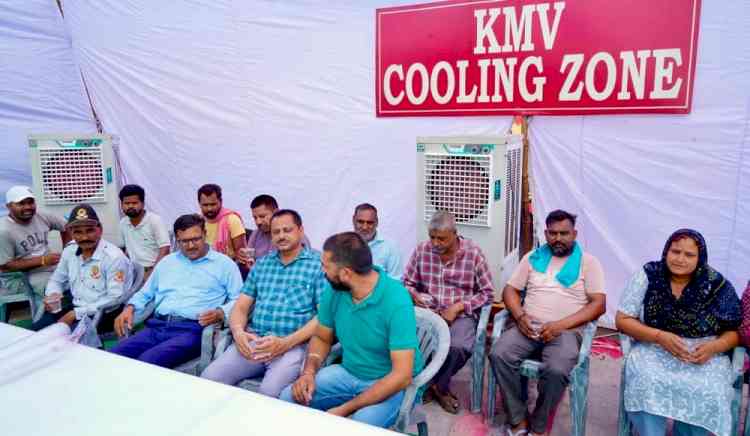 KMV Cooling Zone offering vital Summer Relief to the citizens with Clean & Chilled Drinking Water
