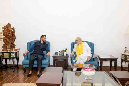 HM Amit Shah meets delegation of Nepal's Rastriya Swatantra Party