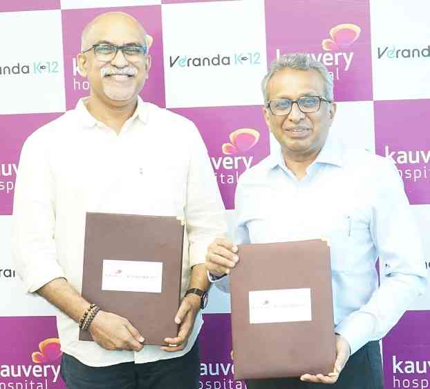 Veranda K-12 partners with Kauvery Hospitals to enhance student health at BVM Global Schools