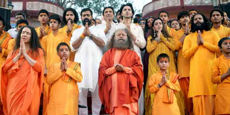 ‘Krishnavataram Part 1 – The Heart’ Receives Blessings from Saints on the Banks of the Ganges