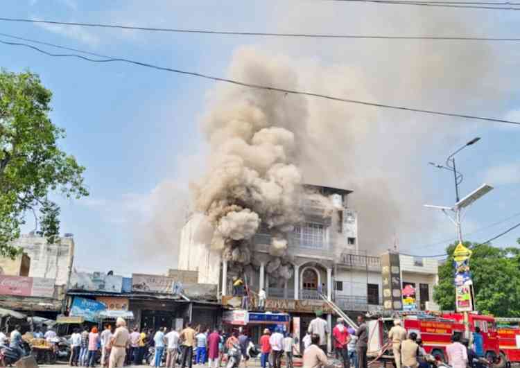 Charred body of employee recovered after massive fire guts cantonment restaurant