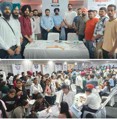 1133 candidates selected as 43 companies participate in mega job fair