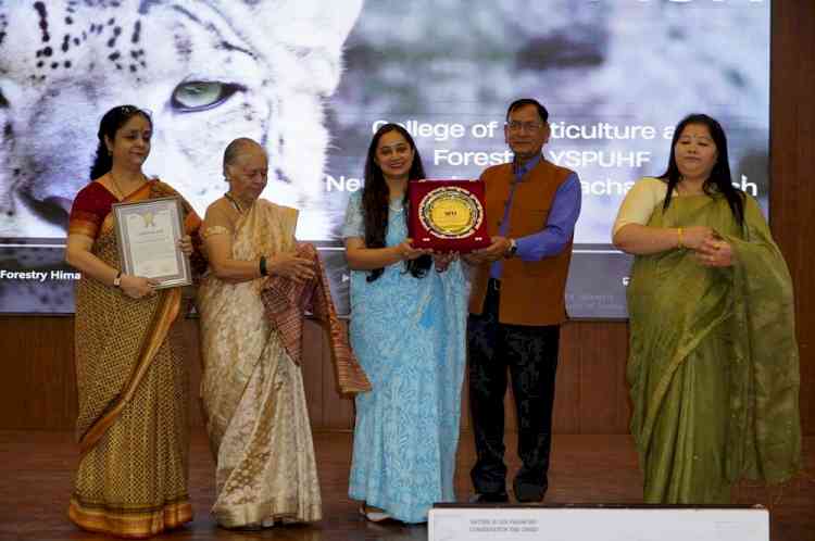 College of Horticulture and Forestry, Neri Conferred with Paryavaran Champion Award 2026