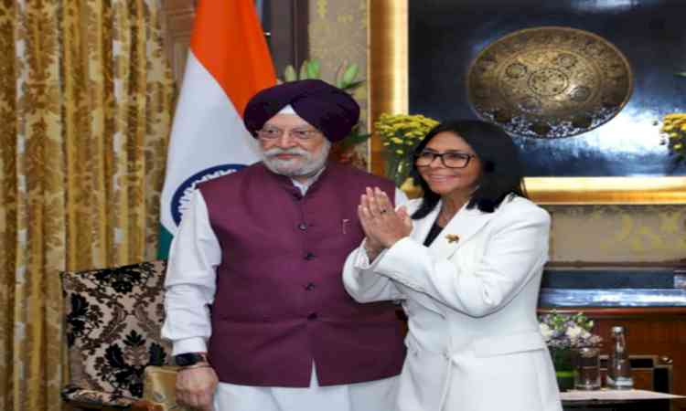 India, Venezuela discuss deeper energy ties amid crude supply concerns