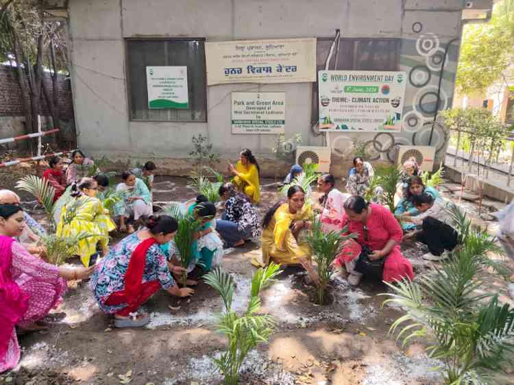 Administration and Vardhman Special Steels Limited organise plantation drive at Mini Secretariat