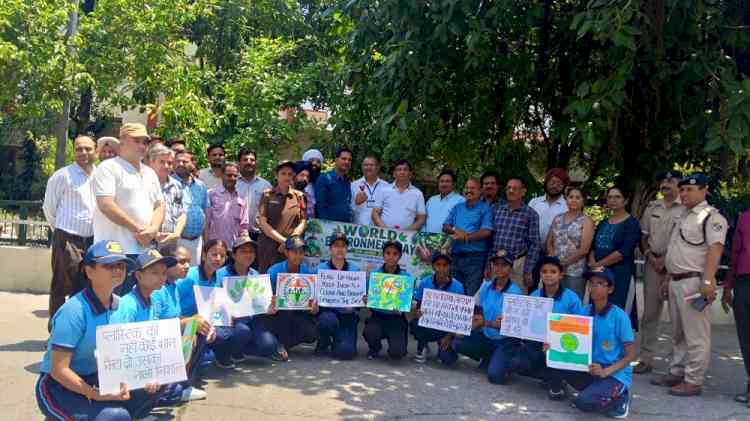 World Environment Day Celebrated with Enthusiasm by NCC Unit of PCM S.D. College for Women