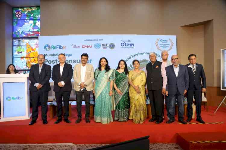 Textile Commissioner Vrunda Desai Launched Mumbai’s Mega Post-Consumer Textile Waste Collection & Upcycling Initiative with ReFiber & OterRi