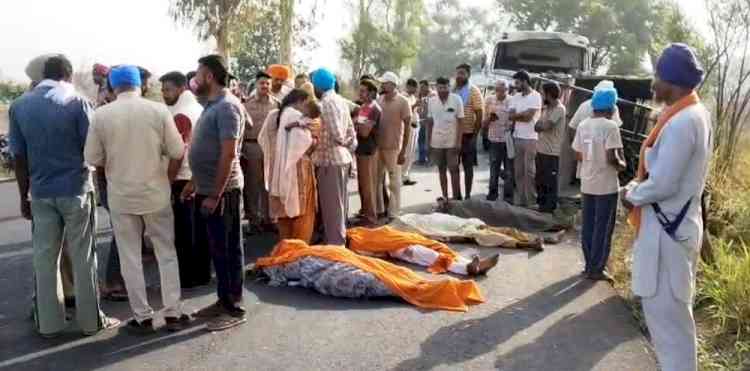 Ash immersion journey ends in tragedy; 9 killed, several injured in Ferozepur-Fazilka road crash