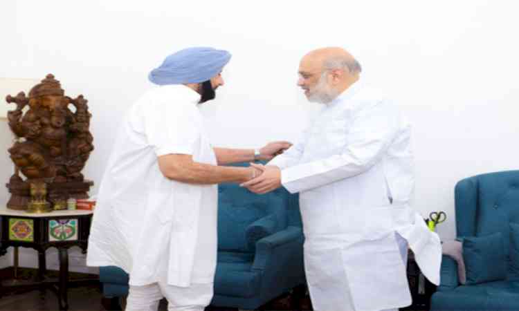 Amid reports of displeasure, former Punjab CM Amarinder Singh calls on HM Amit Shah