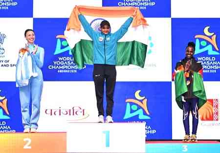 World Yogasana C'ships 2026: Hosts India extend lead at top of medals tally with 22 gold