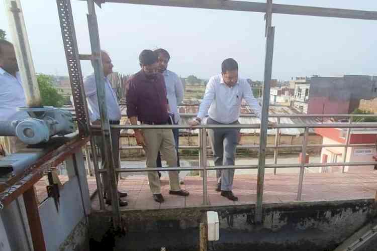 रोहतक में 27 करोड़ रुपये की परियोजना से जल सुरक्षा होगी सुदृढ़ः डीसी सचिन गुप्ता