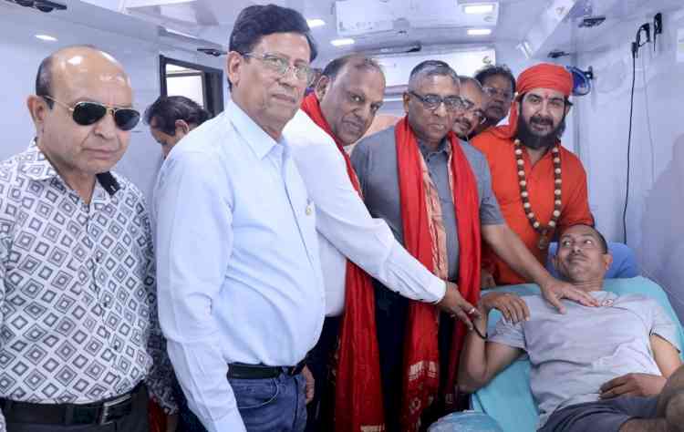 रक्तदान शिविर में 36 यूनिट एकत्रित