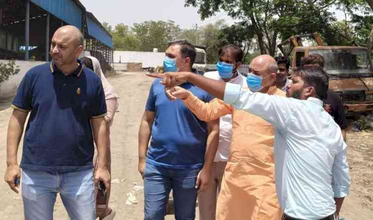 नगर निगम की टीम ने किया सॉलिड वेस्ट मैनेजमेंट प्लांट का निरीक्षण