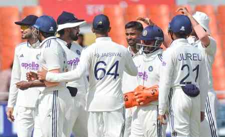 One-off Test: Suthar picks 3-21 as Afghanistan trail India by 451 runs at stumps