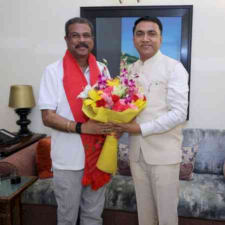 Education Minister Dharmendra Pradhan, Goa CM discuss NEP 2020 outcomes