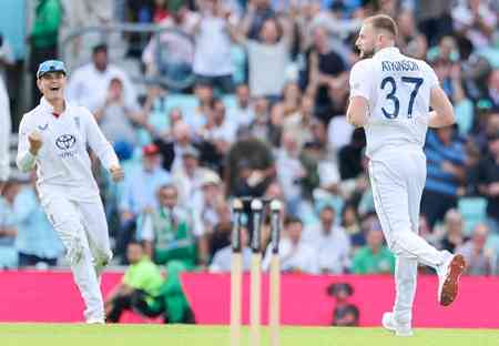 Gus Atkinson five-for guides England to 115-run win against New Zealand in 1st Test