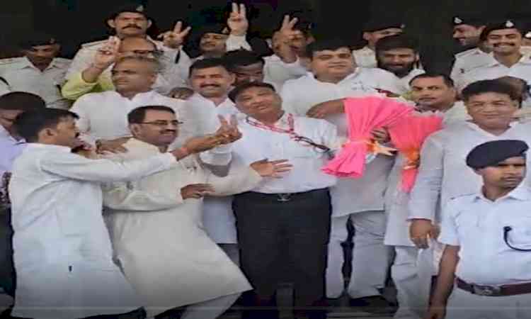 RJD's Sunil Singh files nomination for Bihar Council polls, confident of victory