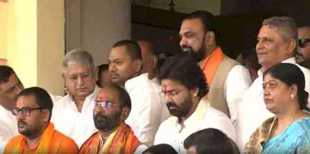 Nishant Kumar, Pawan Singh file nomination for Bihar MLC polls