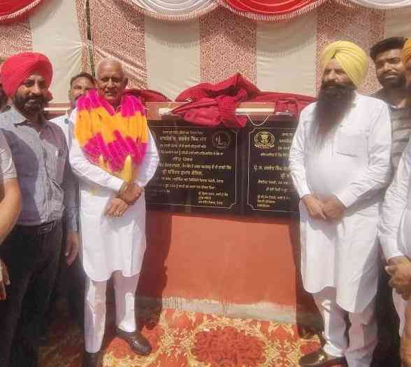 Water Resources Minister Barinder Kumar Goyal inaugurates irrigation projects worth Rs.13-Cr