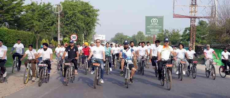 World Bicycle Day 2026 Celebrated with Great Enthusiasm under 'Fit India Movement' at CGC University