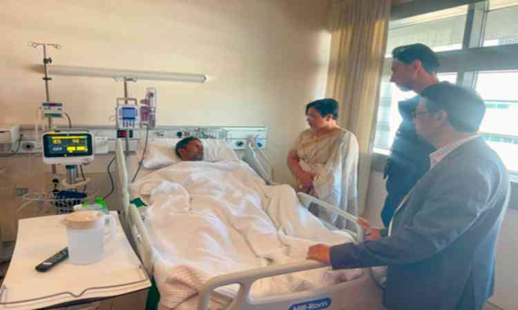Indian Ambassador visits Indians injured in Kuwait Airport attack