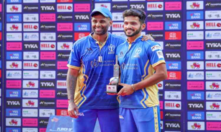 T20 Mumbai League: Suryakumar Yadav’s unbeaten fifty steers Knights home after Silvester Dsouza’s fifer 