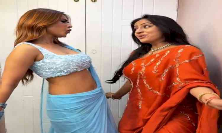 Nia Sharma, Deepika Singh channel their inner Madhuri Dixit as they sway to ‘Choli Ke Peeche’