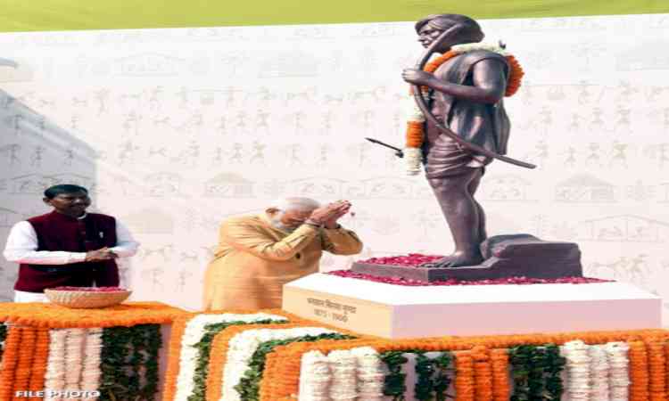 Saga for Birsa Munda's supreme sacrifice for motherland will continue to inspire: PM Modi
