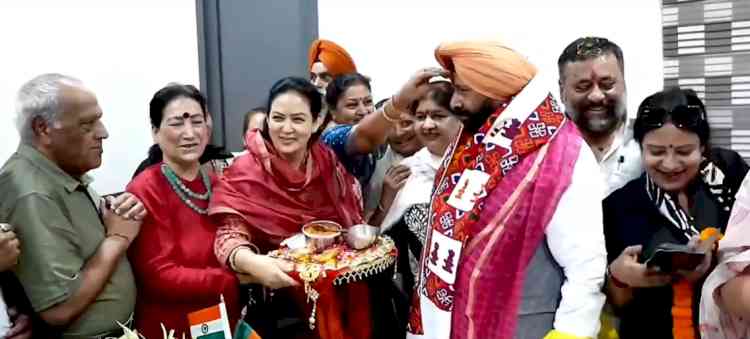 Grand Welcome Accorded to BJP Punjab's Newly Appointed State President Kewal Singh Dhillon in Ludhiana