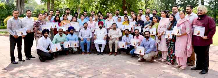 Hardeep Singh Mundian hands over appointment letters to 48 DSMs and ASMs
