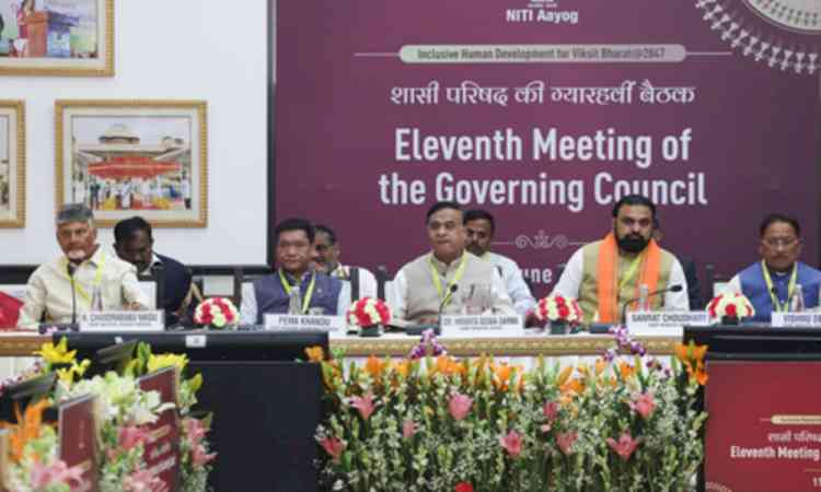 Chandrababu Naidu presents Swarna Andhra Vision 2047 at NITI Aayog meet