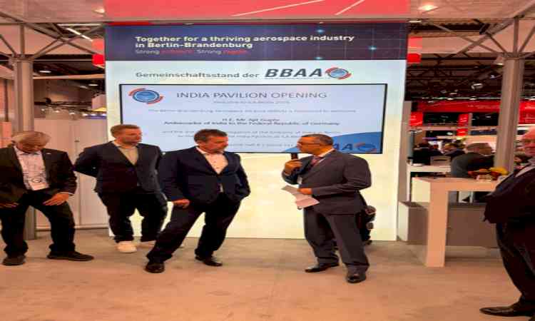 Ambassador inaugurates India Pavilion at ILA Airshow in Berlin