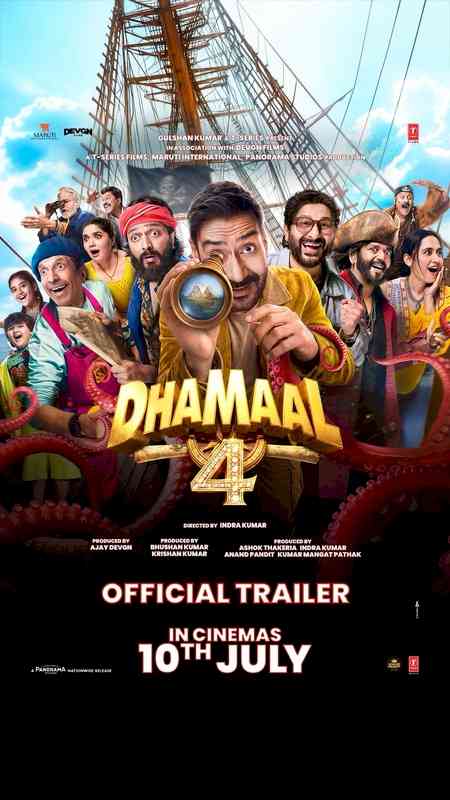 The gang returns for a chaotic ride in search a hidden treasure in 'Dhamaal 4'